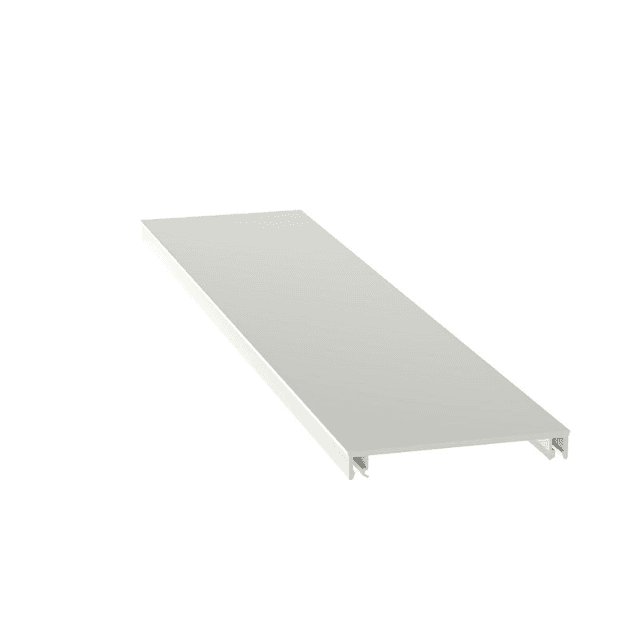 Panduit T70CWH10, Cubierta de canaleta blanca PVC 10 ft. (3m)