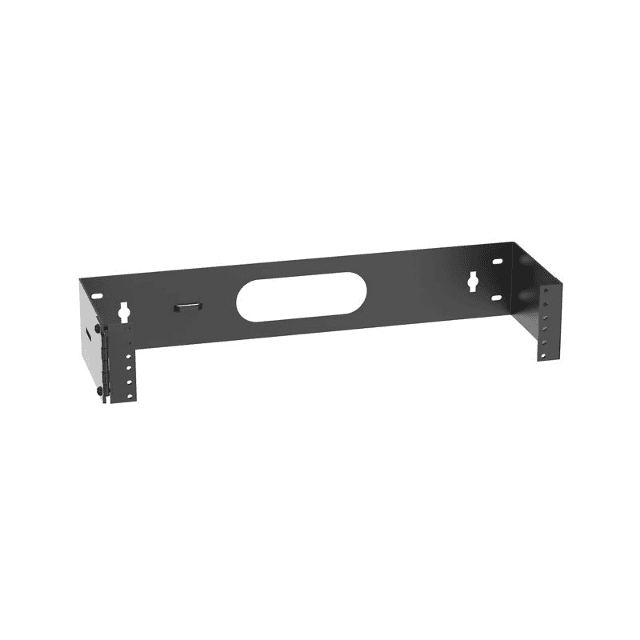 Panduit WBH2, Soporte de montaje abatible con bisagra, acero negro 20.2 x 20.2 x 3.5 in.