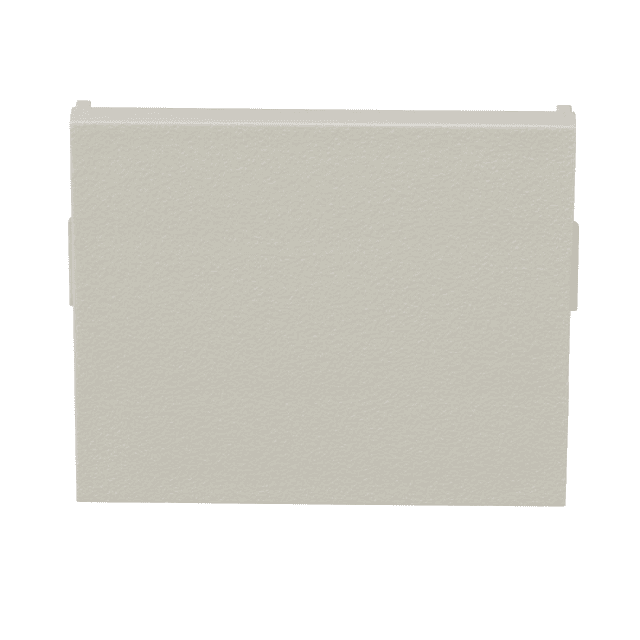 Panduit CHB2IW-X, Inserto cieco modulare misura 1/2 bianco sporco ABS piatto, confezione da 10