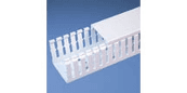 Panduit F3X3WH6, canalina portacavi asolata base 6 ft. bianca PVC 3.13 in. altezza