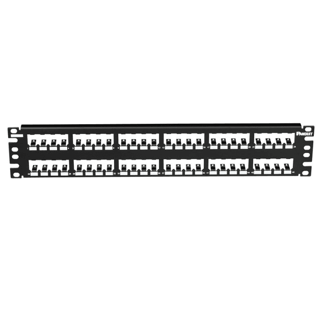Panduit CP48BLY, Kit pannello patch 2U schermato 48 porte nero