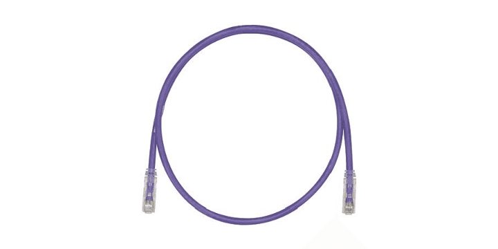Panduit UTPSP7VLY, CONJUNTO DE CABO MOD CAT6 IP5 T568A/B 7 PÉS VIOLETA