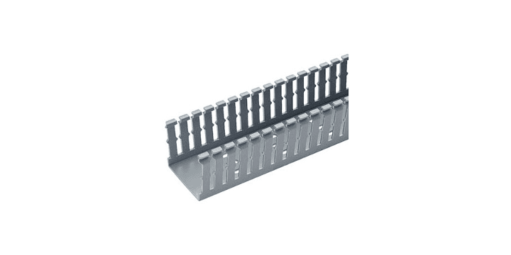 Panduit F1X2LG6, Canalina portacavi a fessura stretta 6'L PVC