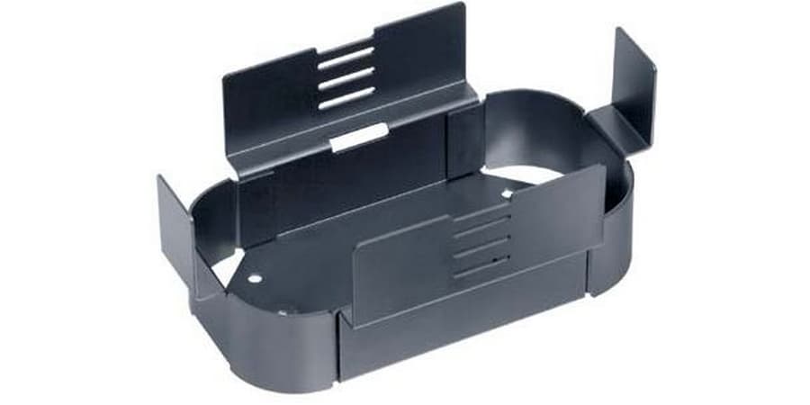 Panduit FSTHS, Glasfaser-Stapelhalter aus schwarzem Aluminium