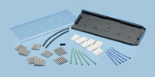 Panduit FST24, Faser-Spleißkassetten-Kit Kunststoff Schwarz 11-3/4 in. L