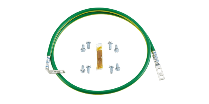 Panduit RGEJ1024PHY, Ponticello di equipotenzialità apparecchiatura #10 AWG 24 in Verde Giallo