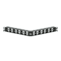 Panduit CPPA48HDVNSWBL, Pannello patch a montaggio a filo 48 porte 1U nero