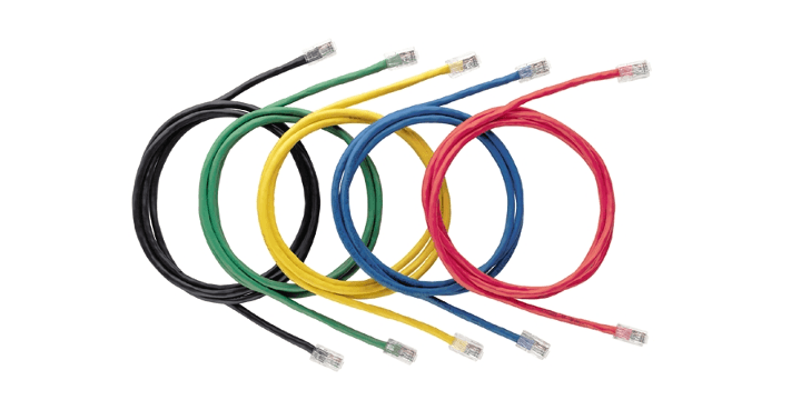 Panduit UTPSP22RDY, ENSAMBLE DE CABLE MODULAR CAT6 24-4PR 22FT ROJO ROHS