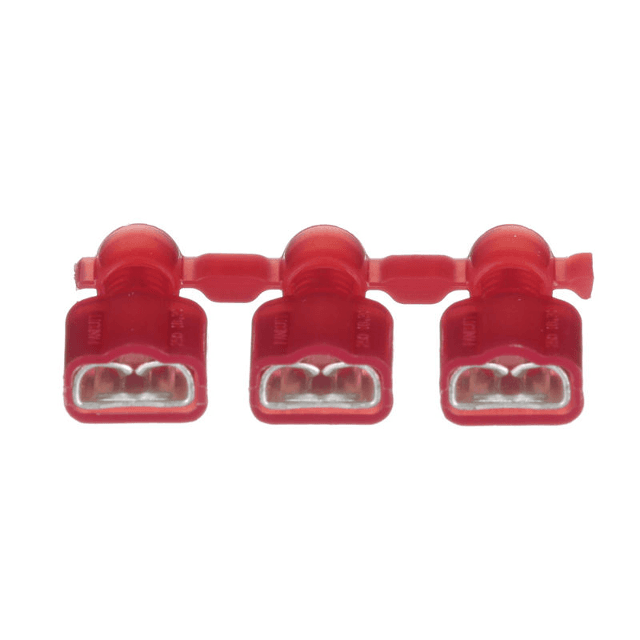 Panduit DNF18-250FIB-M, terminale femmina a disconnessione 0.25 x 0.032 in. 22 a 18 AWG Rosso, confezione da 1000