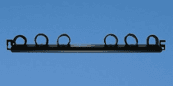 Panduit SRBM19BLY, Barra di scarico della trazione nera 19 x 1.96 x 1.25 in.