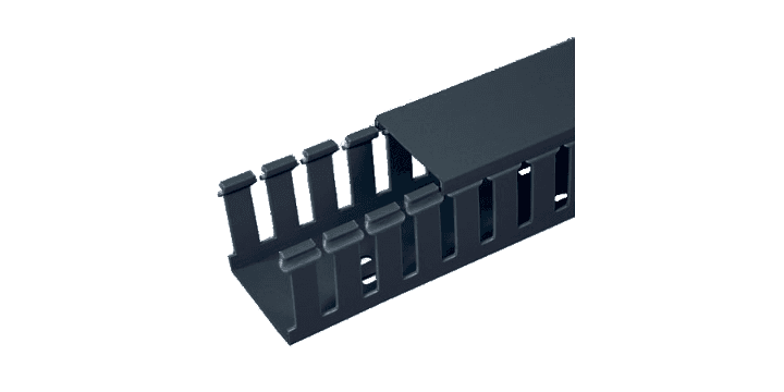 Panduit G2X2BL6-A, Geschlitzter Verdrahtungskanal PVC 6 ft Schwarz