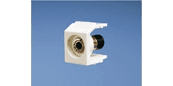 Panduit NK35MSCBL, Conector Keystone Negro de Paso Directo 1 Módulo