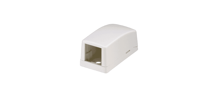 Panduit CBX1EI-A, Scatola da superficie 1.03 in. Avorio elettrico