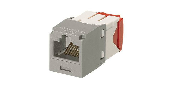 Panduit CJ5E88TGIG-24, Jack-Modul Cat 5E ungeschirmt 1 Port Grau, Packung mit 24