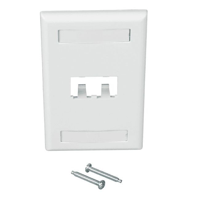 Panduit CFPL2IWY, Faceplate 1 Gang 2 Port Off White