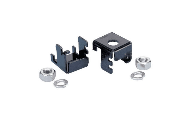 Panduit F2PCLB58, supporto rack a scala 90 gradi in acciaio nero 1.7 in. (43.2mm)