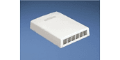 Panduit NK6BXWH-AY, Con carrete de fibra Blanco ABS 6 Puertos 1 Placa