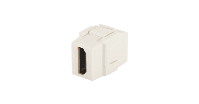 Panduit NKHDMIIW, Módulo acoplador HDMI en color blanco roto 1.09 in. x 0.65 in.