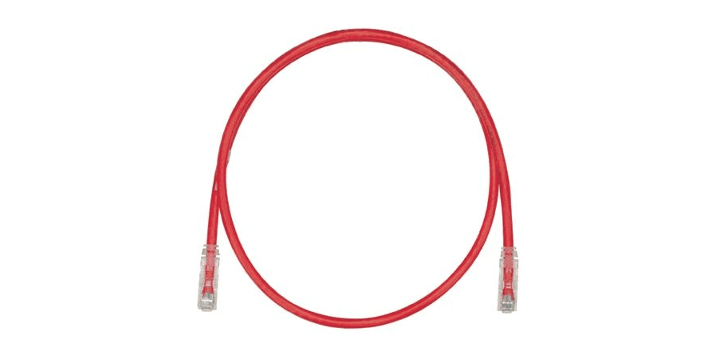 Panduit UTPSP19RDY, Patchcord de cobre Cat 6 24 AWG rojo 19 ft