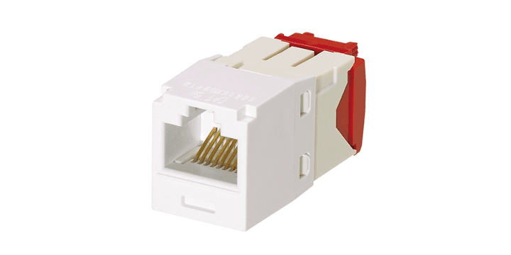 Panduit CJ5E88TGWH, Jack-Modul Cat 5E ungeschirmt 1 Port Weiß