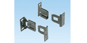 Panduit SRBBRKT, Kit staffa barra di scarico della trazione a sgancio rapido Nero per rack 1U