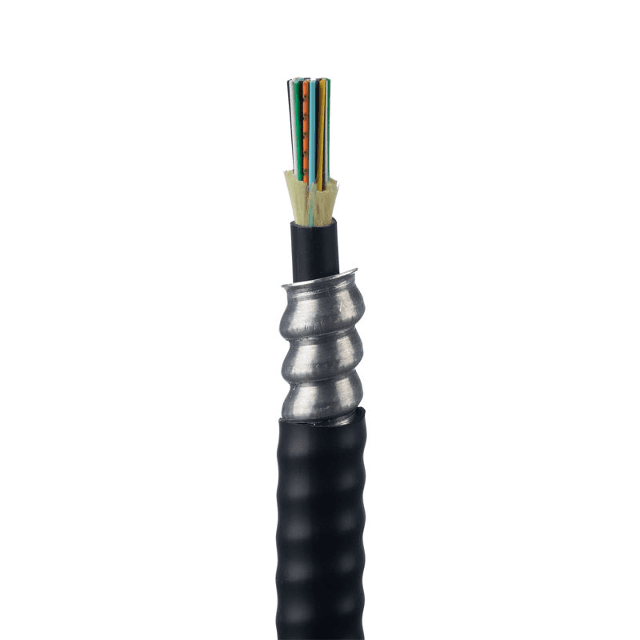 Panduit FSLP906, Indoor-/Outdoor-Glasfaserkabel 6 OS2 900 um Schwarz