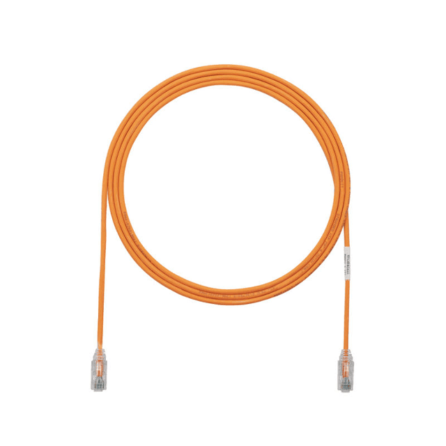Panduit UTP28SP8INOR, MONTAGEM DE CABO MOD 28-4PR Trançado 0.6FT Laranja