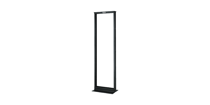 Panduit R2P79, Rack per apparecchiature 42U a 2 montanti nero 79 in. alt.