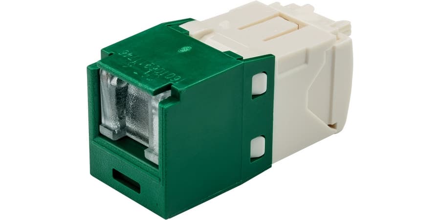 Panduit CJH688TGGR, Modulo jack Cat 6 non schermato RJ45 1 porta verde