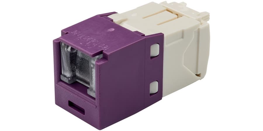 Panduit CJH688TGVL, Modulo jack Cat 6 RJ45 non schermato viola