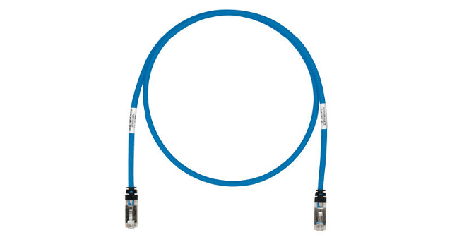 Panduit STP6X7BU, Cable de parcheo blindado CAT6A LSZH 7 ft Azul
