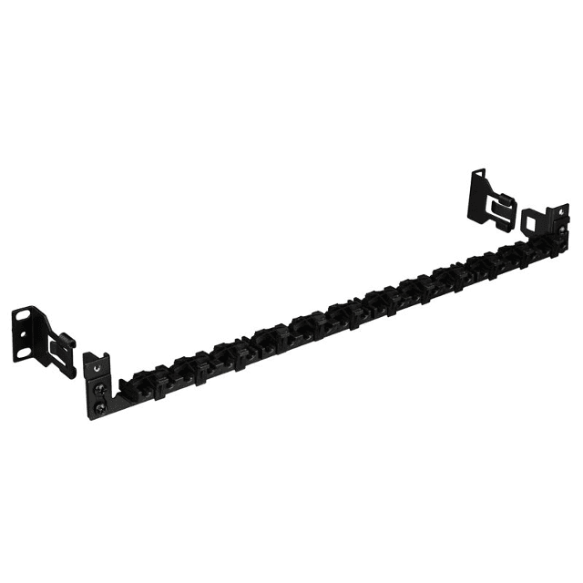 Panduit SRBBRWC-KIT, Kit staffa a sgancio rapido Nero Acciaio laminato a freddo