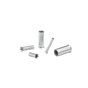 Panduit F76-10-M, Puntalino 18 AWG in rame stagnato non isolato, confezione da 1000