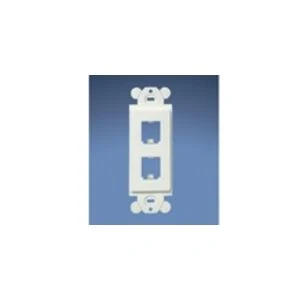 Panduit CFG2BL, GFCI Frame 2 Port Single Gang Black