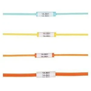 Panduit NWSLC-7Y, Fiber ID Sleeve 3 mm Duplex White, Pack of 100