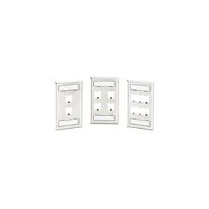 Panduit CFPL6SY, Faceplate 6 Port Single Gang Stainless Steel