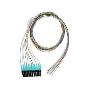Panduit FZTBN1NNNSZM001, OM4 LC Pigtail 900um 1 m, Set of 12