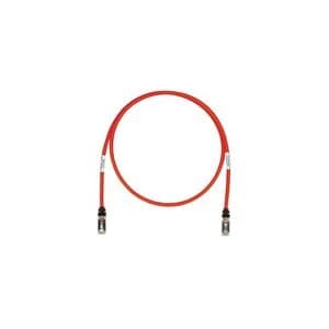 Panduit STP6X10RD, TX6A Cat 6A S/FTP Patch Cord 10 ft. Red