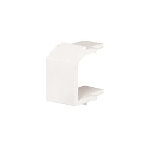 Panduit NKBMWH-X, NetKey Blank Keystone Module 1 Port White