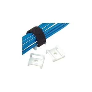 Panduit ABMT-S6-Q, Screw-Applied Tak-Ty Cable Tie Mount #6, Pack of 25
